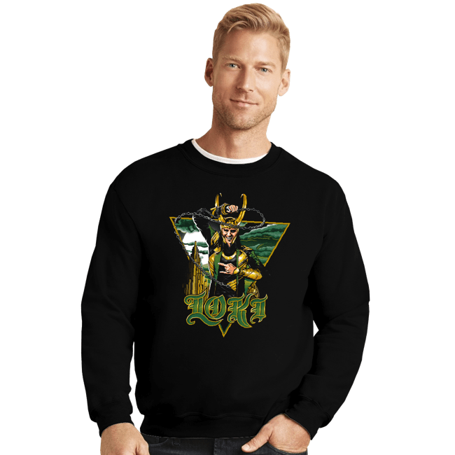 Shirts Crewneck Sweater, Unisex / Small / Black Stand Up & Shout