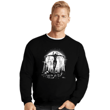 Load image into Gallery viewer, Shirts Crewneck Sweater, Unisex / Small / Black Moonlight Pilot
