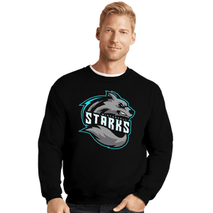 Shirts Crewneck Sweater, Unisex / Small / Black Winterfell Starks