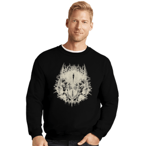 Shirts Crewneck Sweater, Unisex / Small / Black Dark Lord Sauron