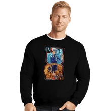 Load image into Gallery viewer, Shirts Crewneck Sweater, Unisex / Small / Black Fire And Ice Card
