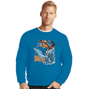 Shirts Crewneck Sweater, Unisex / Small / Sapphire Totsugeki