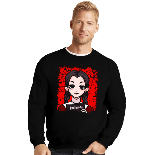 Secret_Shirts Crewneck Sweater, Unisex / Small / Black Death Addams