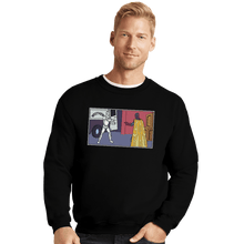 Load image into Gallery viewer, Secret_Shirts Crewneck Sweater, Unisex / Small / Black Vision Imposter
