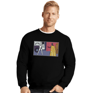 Secret_Shirts Crewneck Sweater, Unisex / Small / Black Vision Imposter