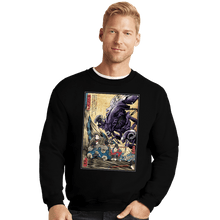 Load image into Gallery viewer, Daily_Deal_Shirts Crewneck Sweater, Unisex / Small / Black Aliens In Japan
