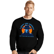 Load image into Gallery viewer, Daily_Deal_Shirts Crewneck Sweater, Unisex / Small / Black Cad Bane

