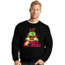 Load image into Gallery viewer, Secret_Shirts Crewneck Sweater, Unisex / Small / Black Handy Rainbow

