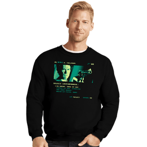 Shirts Crewneck Sweater, Unisex / Small / Black Make My Day