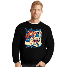 Load image into Gallery viewer, Shirts Crewneck Sweater, Unisex / Small / Black Freelance Police
