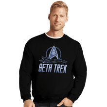 Load image into Gallery viewer, Shirts Crewneck Sweater, Unisex / Small / Black Seth Trek
