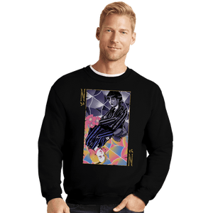 Shirts Crewneck Sweater, Unisex / Small / Black Beautiful Contrast