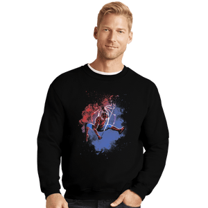Shirts Crewneck Sweater, Unisex / Small / Black Soul Of Spider