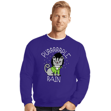 Load image into Gallery viewer, Daily_Deal_Shirts Crewneck Sweater, Unisex / Small / Violet Purrrrrple Rain
