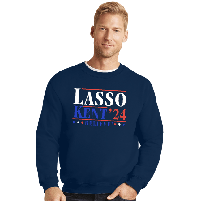 Secret_Shirts Crewneck Sweater, Unisex / Small / Navy Lasso Kent 24
