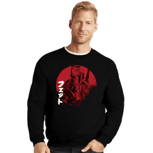Load image into Gallery viewer, Daily_Deal_Shirts Crewneck Sweater, Unisex / Small / Black Red Sun Fett

