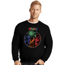 Load image into Gallery viewer, Daily_Deal_Shirts Crewneck Sweater, Unisex / Small / Black Spirit Fighters
