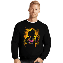Load image into Gallery viewer, Daily_Deal_Shirts Crewneck Sweater, Unisex / Small / Black The Animatronic Chicken
