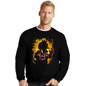 Daily_Deal_Shirts Crewneck Sweater, Unisex / Small / Black The Animatronic Chicken
