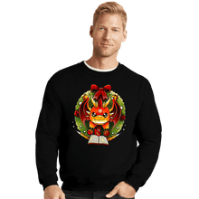 Load image into Gallery viewer, Secret_Shirts Crewneck Sweater, Unisex / Small / Black RPG Wreath

