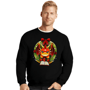 Secret_Shirts Crewneck Sweater, Unisex / Small / Black RPG Wreath