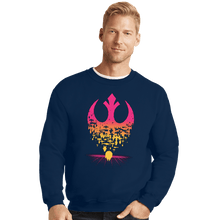 Load image into Gallery viewer, Daily_Deal_Shirts Crewneck Sweater, Unisex / Small / Navy Fractured Rebellion 1984
