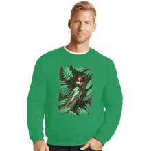 Load image into Gallery viewer, Shirts Crewneck Sweater, Unisex / Small / Irish Green Secret Garden
