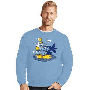 Shirts Crewneck Sweater, Unisex / Small / Powder Blue Chao Garden