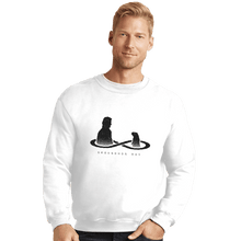 Load image into Gallery viewer, Shirts Crewneck Sweater, Unisex / Small / White Infinity
