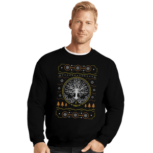 Shirts Crewneck Sweater, Unisex / Small / Black Grace Golden Tree Ugly Sweater