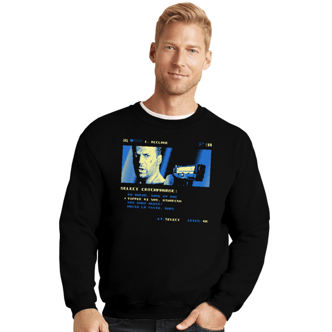 Shirts Crewneck Sweater, Unisex / Small / Black Yippie Ki Yay Select