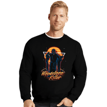 Load image into Gallery viewer, Secret_Shirts Crewneck Sweater, Unisex / Small / Black Retro Killer
