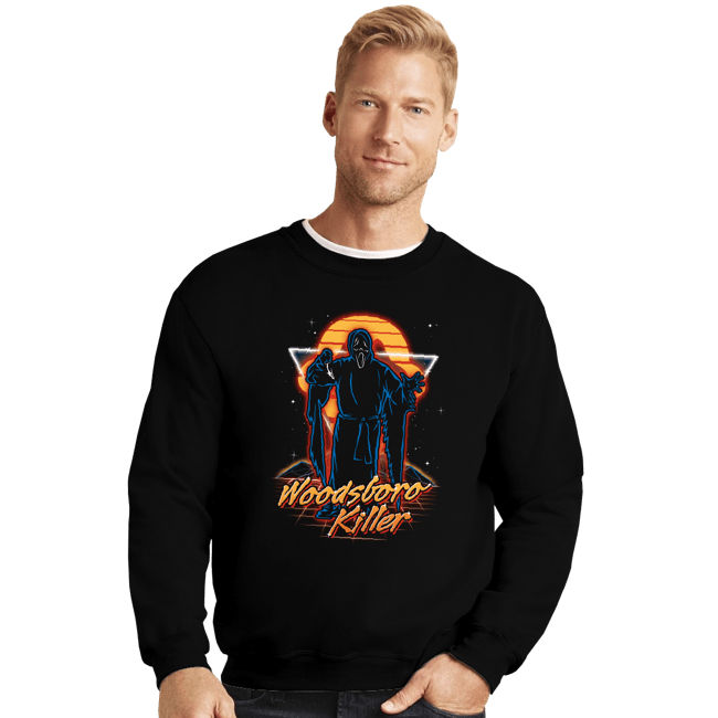 Secret_Shirts Crewneck Sweater, Unisex / Small / Black Retro Killer