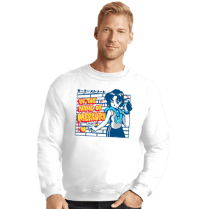 Shirts Crewneck Sweater, Unisex / Small / White Mercury Street