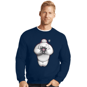 Shirts Crewneck Sweater, Unisex / Small / Navy Caring Companions
