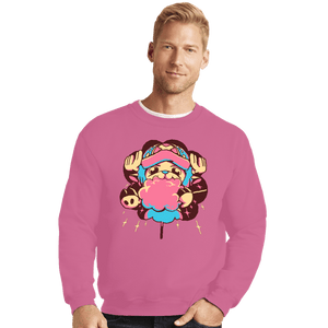 Shirts Crewneck Sweater, Unisex / Small / Azalea Cotton Candy Lover