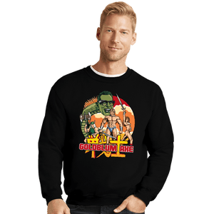 Shirts Crewneck Sweater, Unisex / Small / Black Goldblum Axe