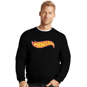 Daily_Deal_Shirts Crewneck Sweater, Unisex / Small / Black Howl's Demon