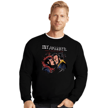 Load image into Gallery viewer, Secret_Shirts Crewneck Sweater, Unisex / Small / Black Forbidden Romance
