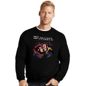 Secret_Shirts Crewneck Sweater, Unisex / Small / Black Forbidden Romance