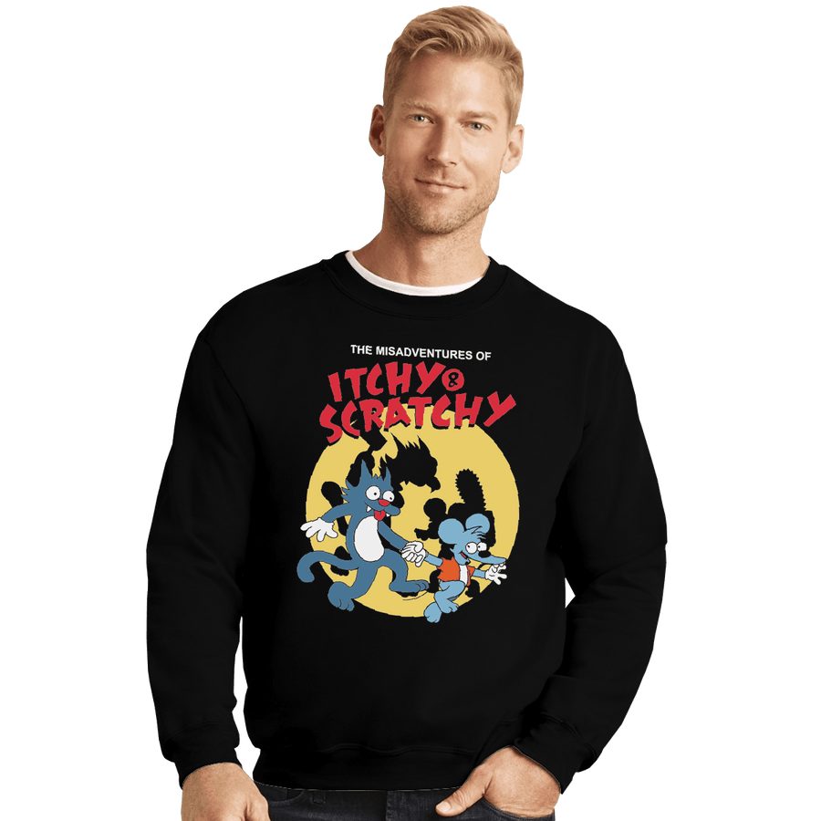 Shirts Crewneck Sweater, Unisex / Small / Black The Misadventures