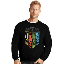 Load image into Gallery viewer, Daily_Deal_Shirts Crewneck Sweater, Unisex / Small / Black Choose Your House
