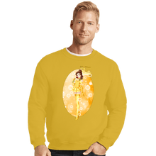 Load image into Gallery viewer, Shirts Crewneck Sweater, Unisex / Small / Gold Belle
