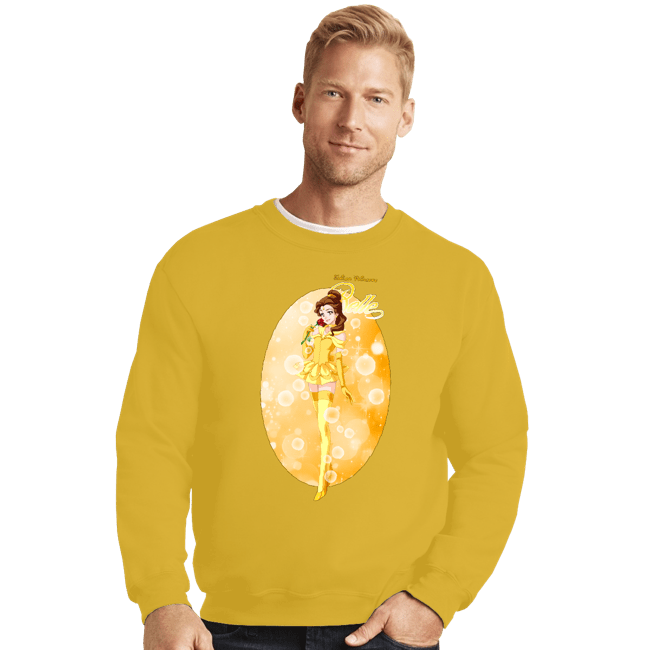 Shirts Crewneck Sweater, Unisex / Small / Gold Belle