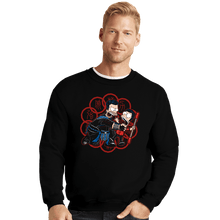 Load image into Gallery viewer, Shirts Crewneck Sweater, Unisex / Small / Black Why You Little Bus Boy!

