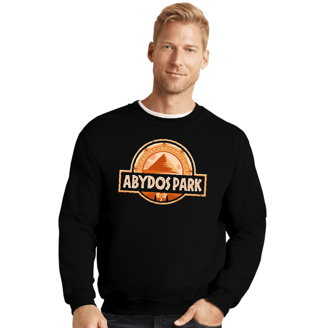 Daily_Deal_Shirts Crewneck Sweater, Unisex / Small / Black Abydos Park