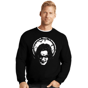 Daily_Deal_Shirts Crewneck Sweater, Unisex / Small / Black Eric Draven