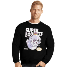 Load image into Gallery viewer, Shirts Crewneck Sweater, Unisex / Small / Black Super Boosette
