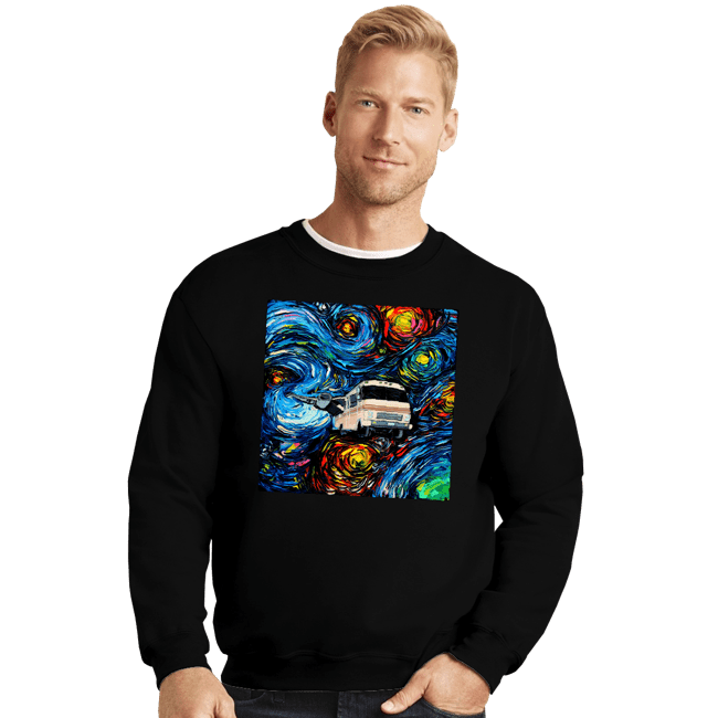 Secret_Shirts Crewneck Sweater, Unisex / Small / Black The Schwartz Was Never With Van Gogh
