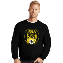 Load image into Gallery viewer, Secret_Shirts Crewneck Sweater, Unisex / Small / Black The Winged Dragon

